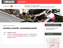 Tablet Screenshot of live.touralsace.fr